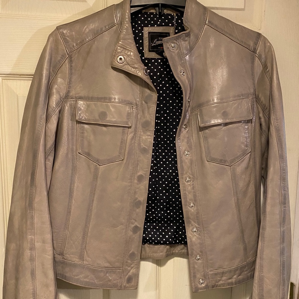 Leather jacket